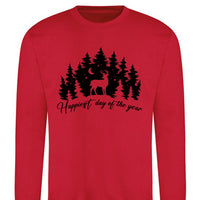 Conception du jour le plus heureux de l'année Sweat-shirt