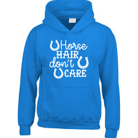 Sweat à capuche Don't Care en crin de cheval 