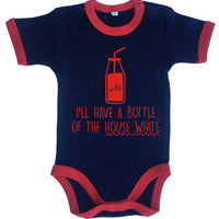 Bottle of the House White D2 Baby Bodysuit