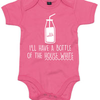 Bottle of the House White D2 Baby Bodysuit