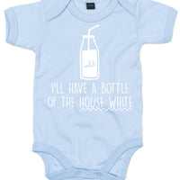 Bottle of the House White D2 Baby Bodysuit