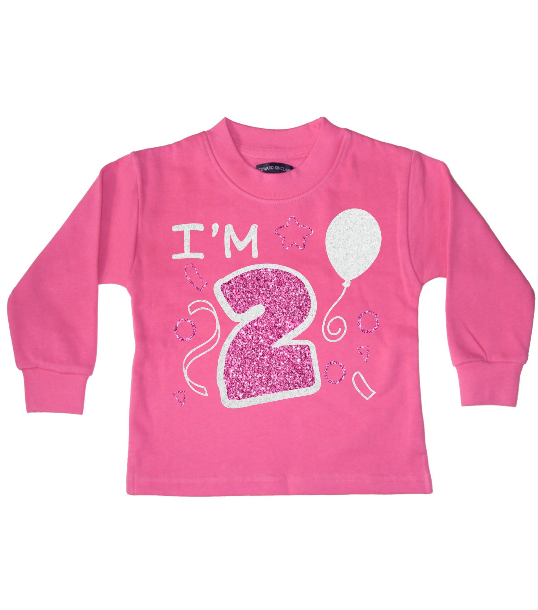 I'm 2 Bubblegum Pink Children's Birthday Sweatshirt