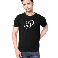Hearts Connected Valentine's Day Men's Tshirt