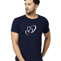 Hearts Connected Valentine's Day Men's Tshirt
