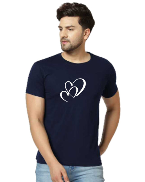 Hearts Connected Valentine's Day Men's Tshirt