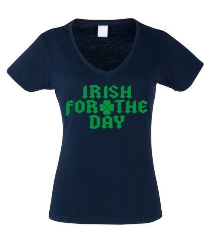 Irlandais pour le jour Vneck Femme Taille Unique 