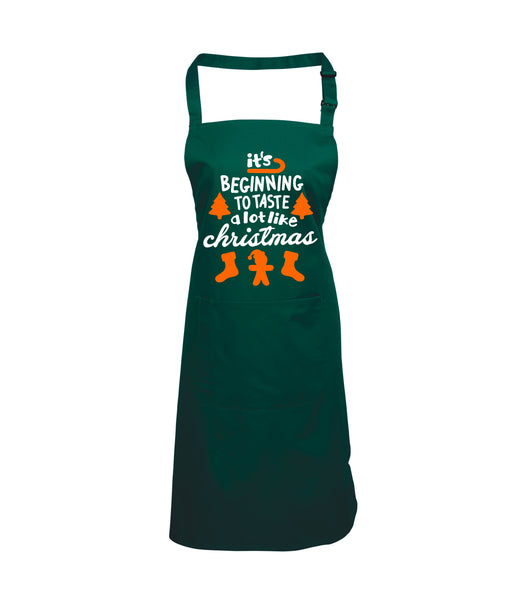 It's beginning to taste a lot like Christmas Apron