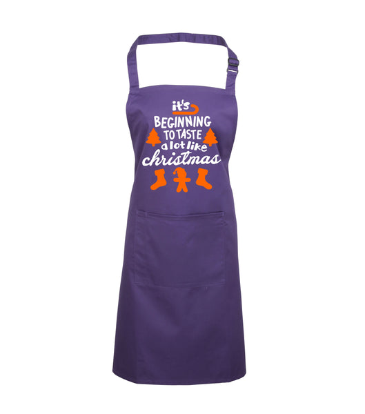 It's beginning to taste a lot like Christmas Apron