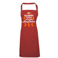 It's beginning to taste a lot like Christmas Apron
