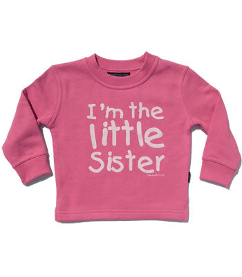 Je suis la petite soeur Sweat-shirt rose