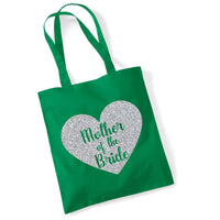 Mother of The Bride Tote Bag with Sparking Print