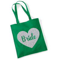 Bride Tote Bag in Sparkling Print