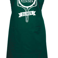 Roi du four à pizza (personnalisé) - Tablier de cuisine, tablier de barbecue, tablier de pizza, cadeau d'anniversaire ! 