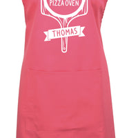 Roi du four à pizza (personnalisé) - Tablier de cuisine, tablier de barbecue, tablier de pizza, cadeau d'anniversaire ! 
