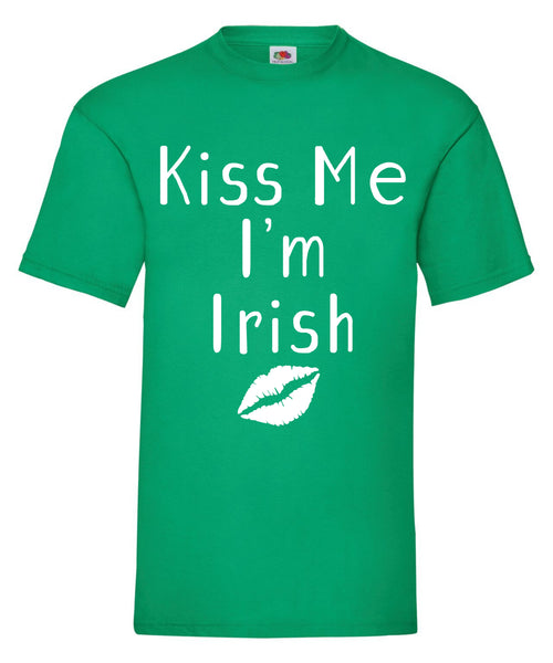 Embrasse-moi, je suis irlandais T-shirt unisexe 