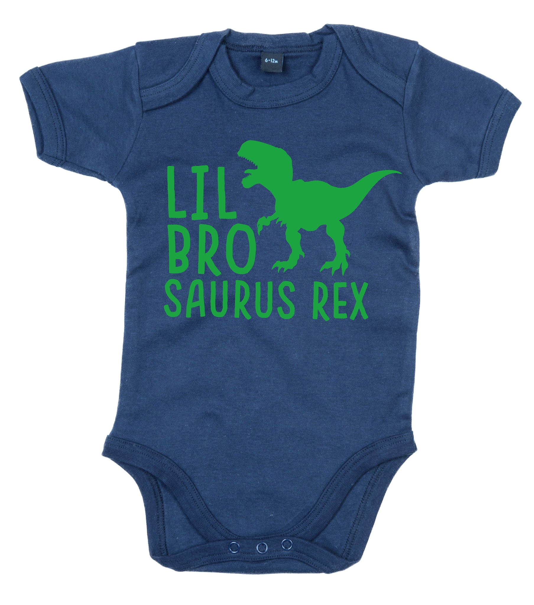 'Lil Bro Saurus Rex' Baby Bodysuit