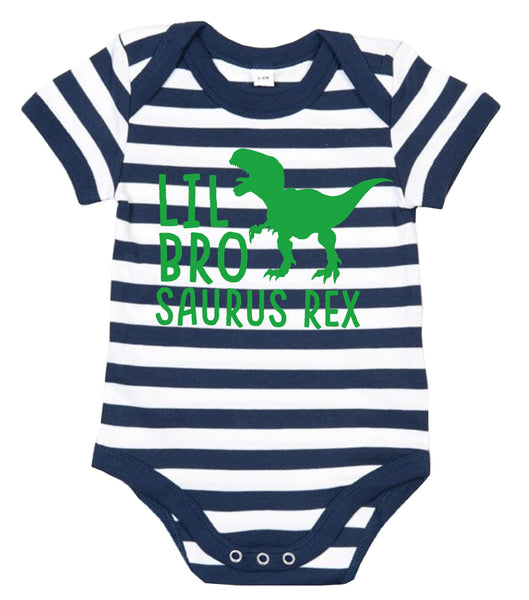 'Lil Bro Saurus Rex' Baby Bodysuit