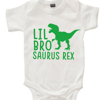 'Lil Bro Saurus Rex' Baby Bodysuit