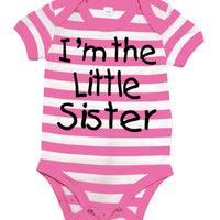 I'm The Little Sister Baby Bodysuit