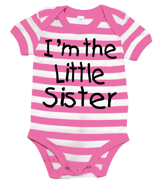 I'm The Little Sister Baby Bodysuit