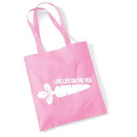 Vivre la vie sur le Veg Tote bag