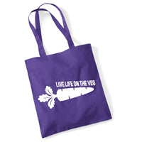 Vivre la vie sur le Veg Tote bag