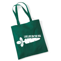 Vivre la vie sur le Veg Tote bag
