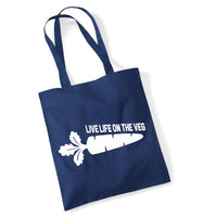 Vivre la vie sur le Veg Tote bag