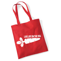 Vivre la vie sur le Veg Tote bag