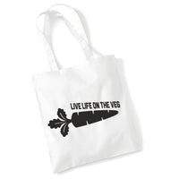 Vivre la vie sur le Veg Tote bag