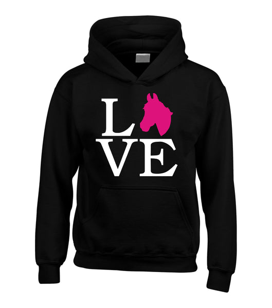 Love Horse Head Hoodie