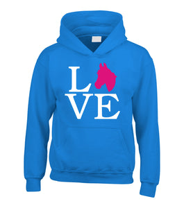 Love Horse Head Hoodie