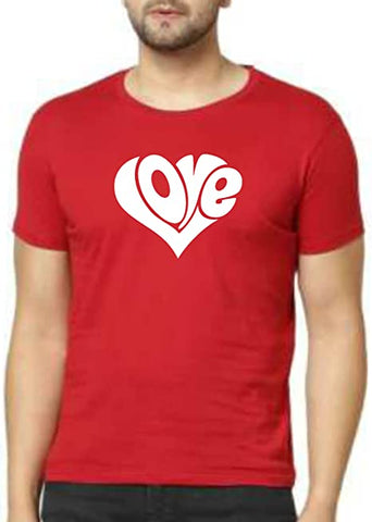 L'amour en forme de coeur. Saint Valentin T-shirt unisexe