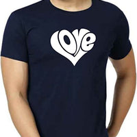 Love in heart shape. Valentines Unisex T-Shirt