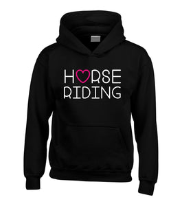 Sweat à capuche Love Horse Riding 