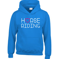 Love Horse Riding Hoodie
