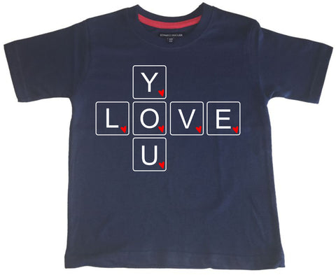 T-shirt pour enfants Je t'aime