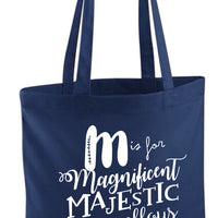 M Is For Mum Tote Bag