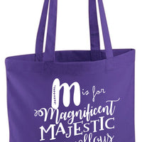 M Is For Mum Tote Bag