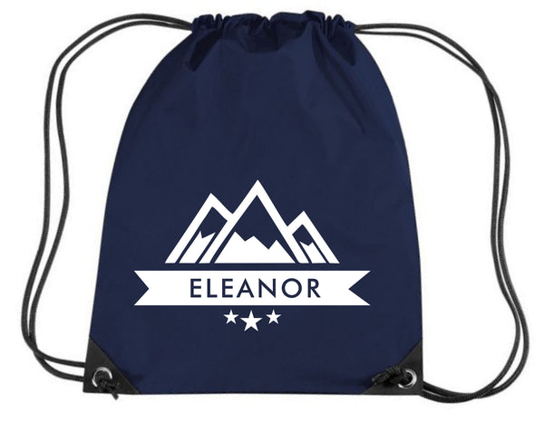Sac à Cordon Montagne Personnalisé 