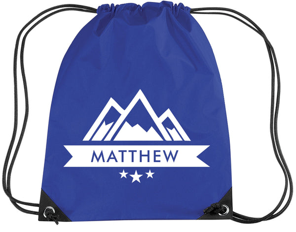 Sac à Cordon Montagne Personnalisé 