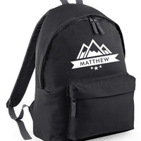 Personalised Mountain Backpack