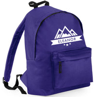 Personalised Mountain Backpack
