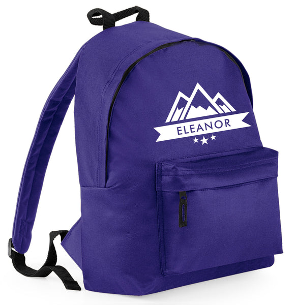 Personalised Mountain Backpack