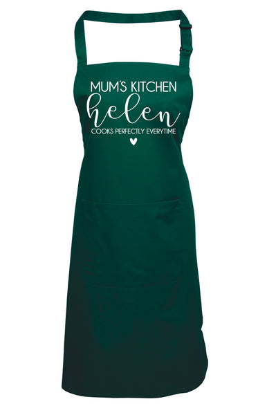 Personalised Mum's Kitchen Apron with Name