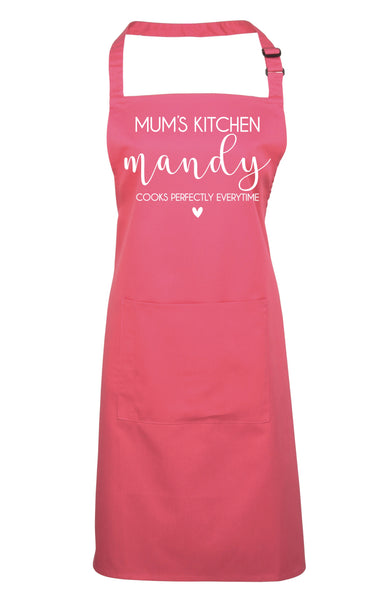 Personalised Mum's Kitchen Apron with Name