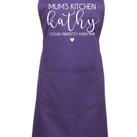 Personalised Mum's Kitchen Apron with Name