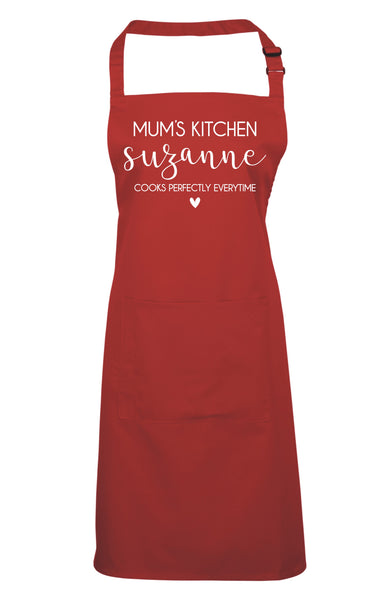 Personalised Mum's Kitchen Apron with Name