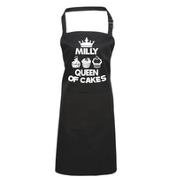 Personalised Queen of Cakes Apron