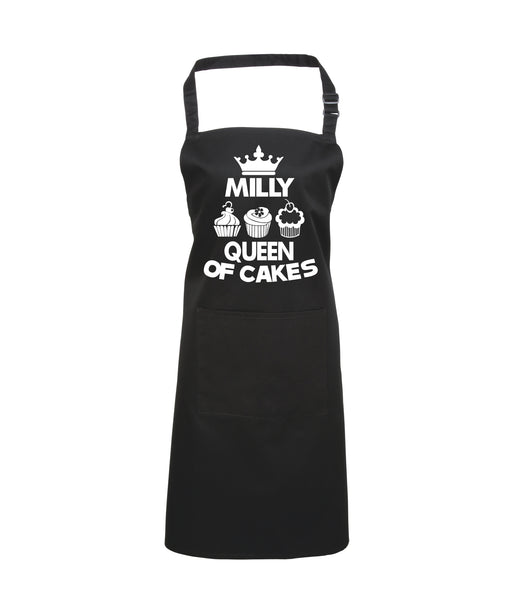 Personalised Queen of Cakes Apron